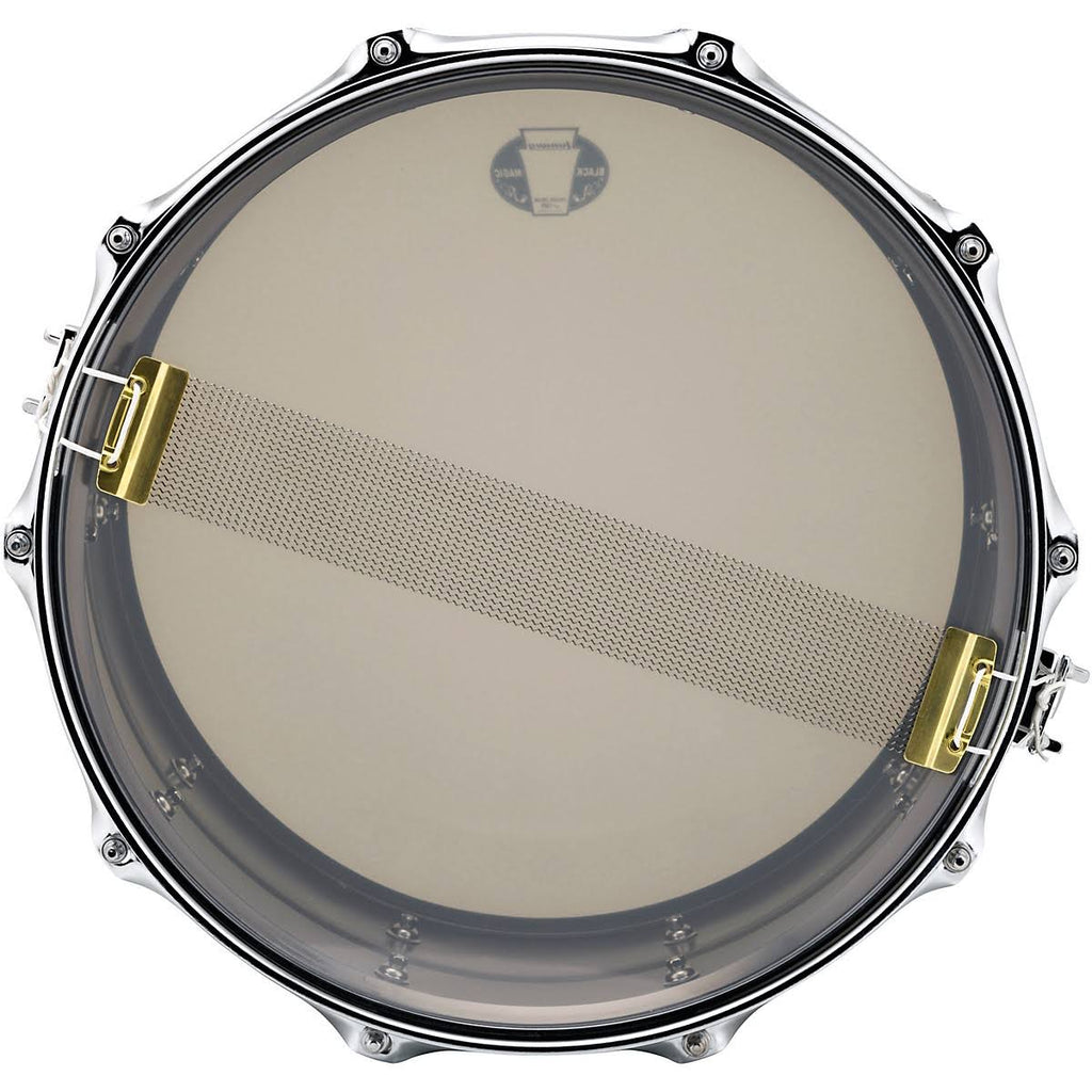 Ludwig 8x14x22 Black Magic Brass Snare Drum with Chrome Hardware