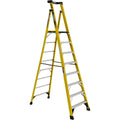 Werner Podium 8-ft Fiberglass 375-lb Type IAA Step Ladder PD7308