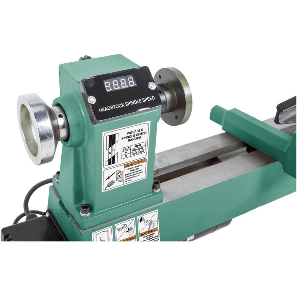 Grizzly T25926 Variable-Speed Wood Lathe, 10 x 18x22
