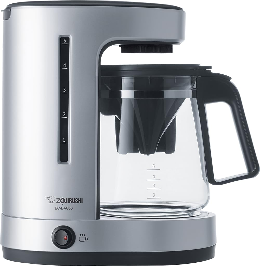 Zojirushi EC-DAC50 Zutto 5-Cup Drip Coffeemaker,Silver