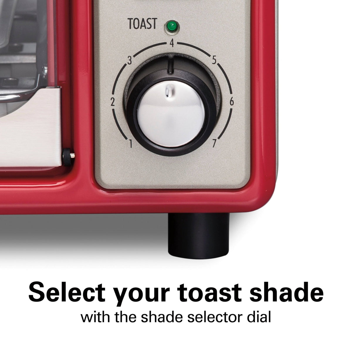 Hamilton Beach - Toastation 2-Slice Countertop Toaster and Toaster Oven - Red 22724