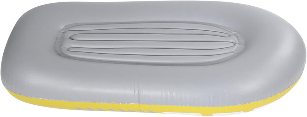Inflatable Kayak Boat, Heavy Duty Inflatable Canoe Yellow Inflatable Kayak with Two Paddle Mounts Double Valve Design for 2 Person PVC Air Boat