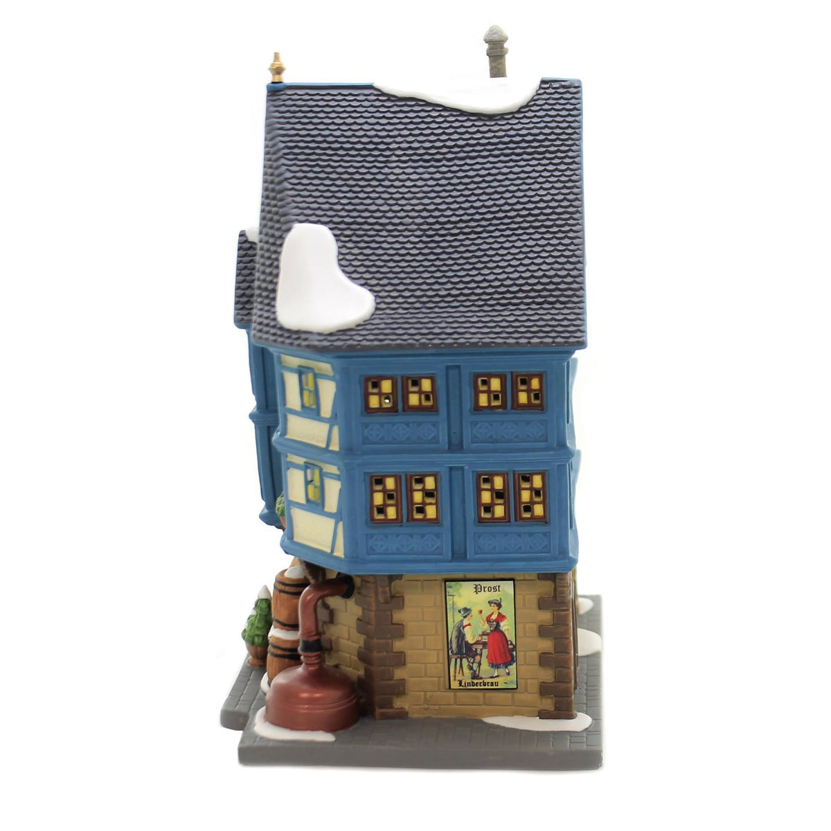 Department 56 Alpine Village Linderbrau Beer Hall - Boxed
