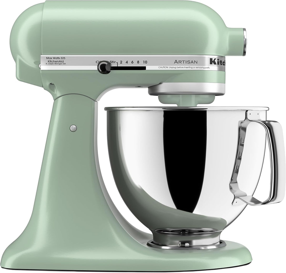 KitchenAid Artisan Series 5 Quart Tilt Head Stand Mixer with Pouring Shield KSM150PS, Cast Iron