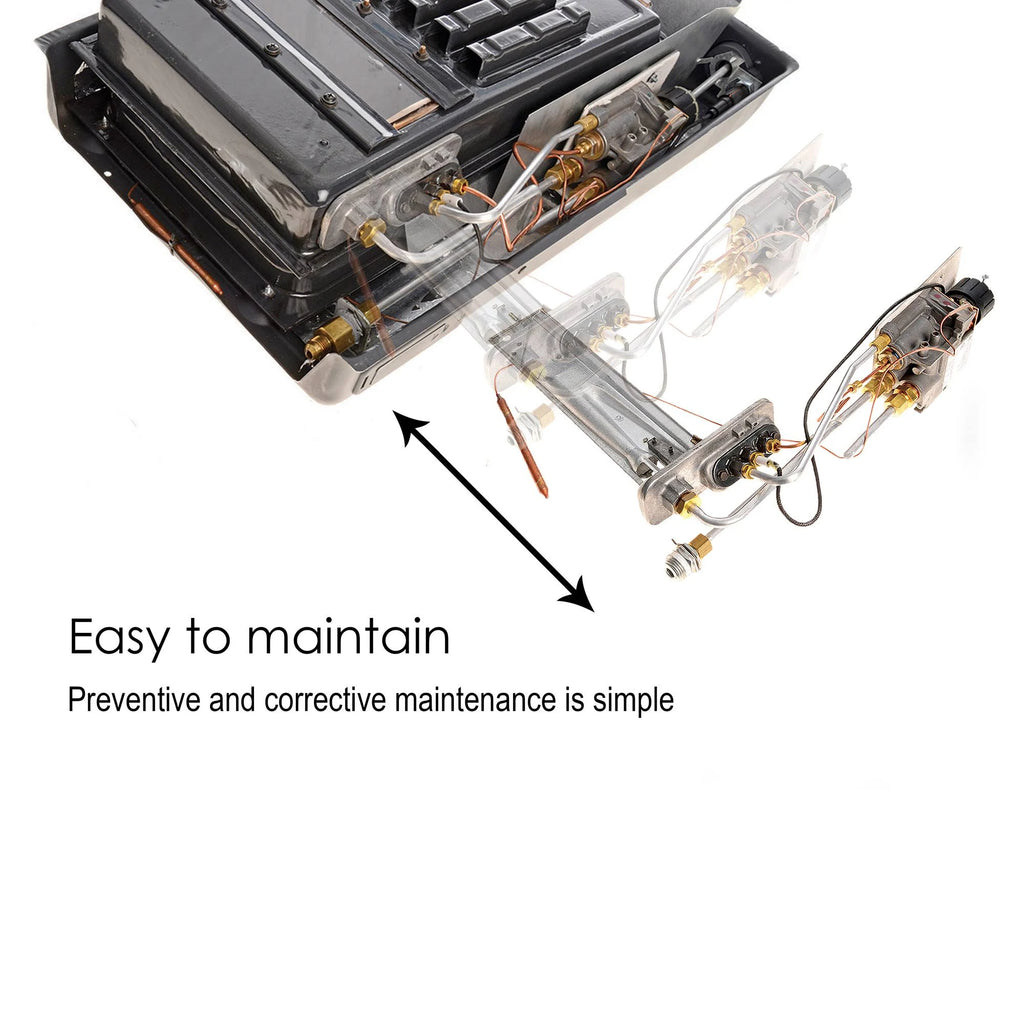 Martin Direct Vent Propane Wall Heater Furnace Built-in Thermostat 8,000 BTU