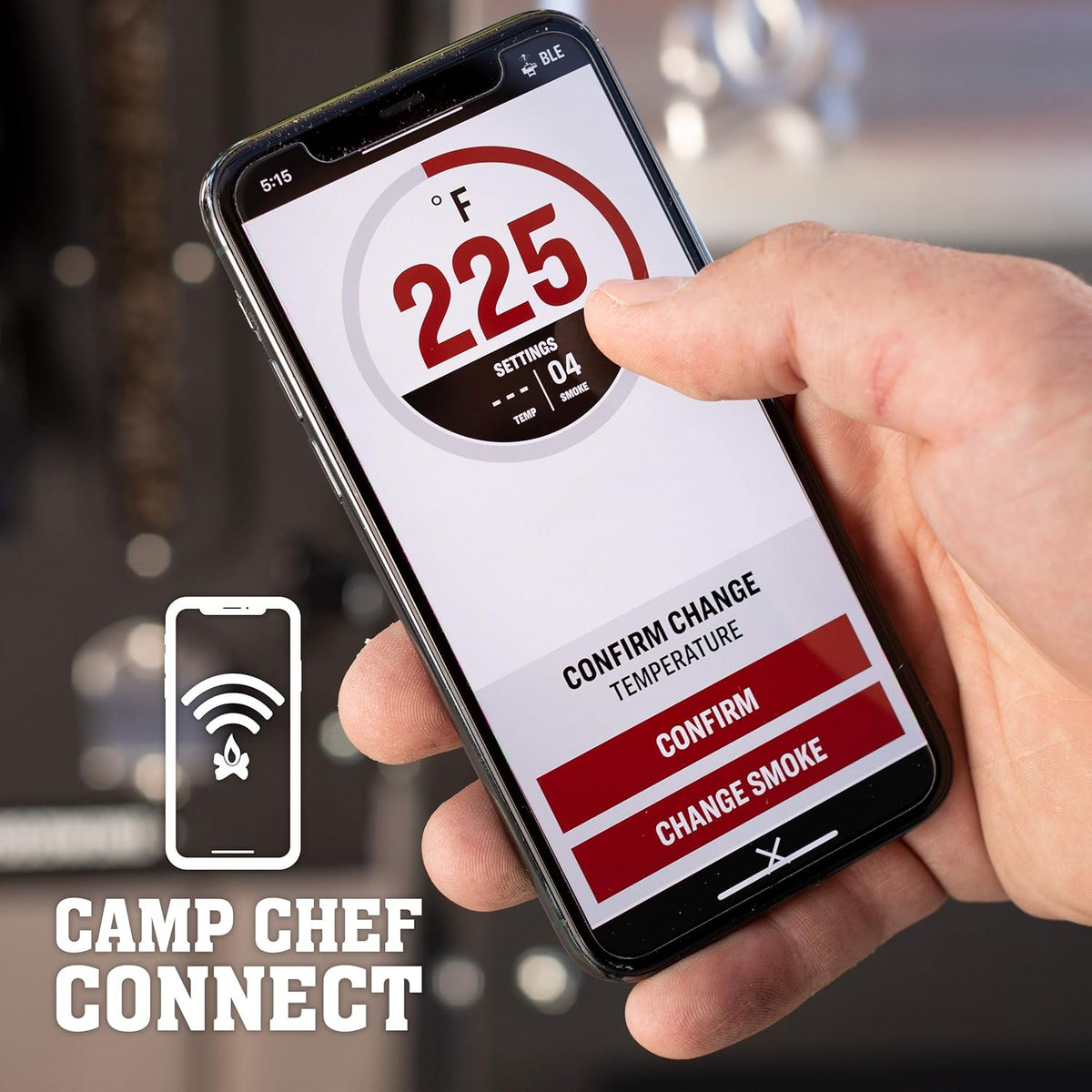 Camp Chef PGVXXLC Wi-Fi Pellet Smoker, Black