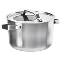 IKEA - SENSUELL Pot with Lid, Stainless Steel/Gray, 5.8 qt