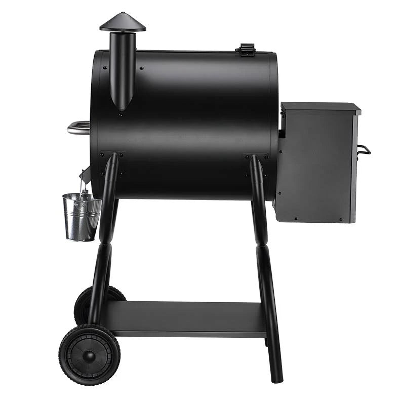 Z Grills ZPG-550A 590 Sq. in. Wood Pellet Grill and Smoker 7-in-1 BBQ in Black