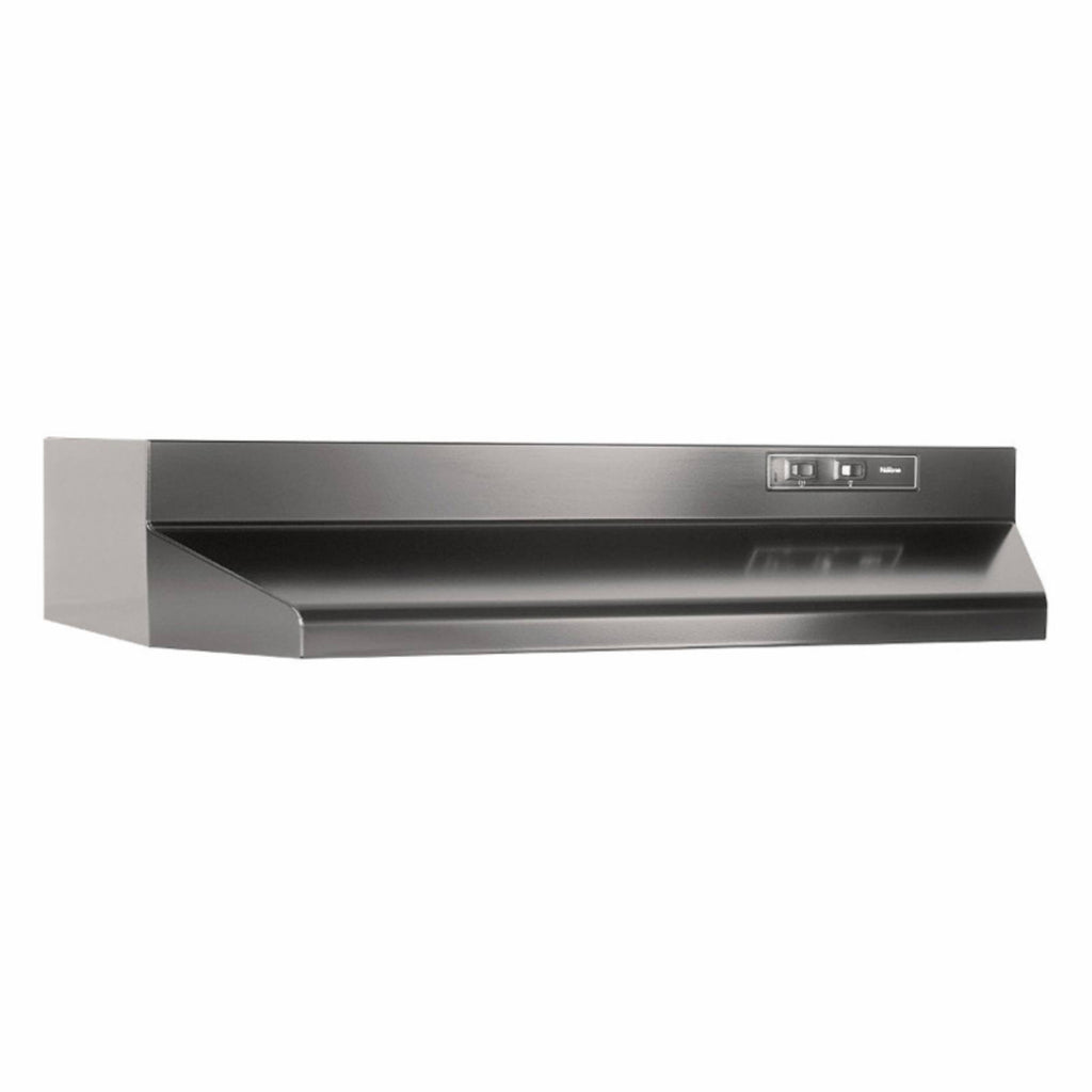 Broan F404223 42 inch Black Convertible Under Cabinet Range Hood