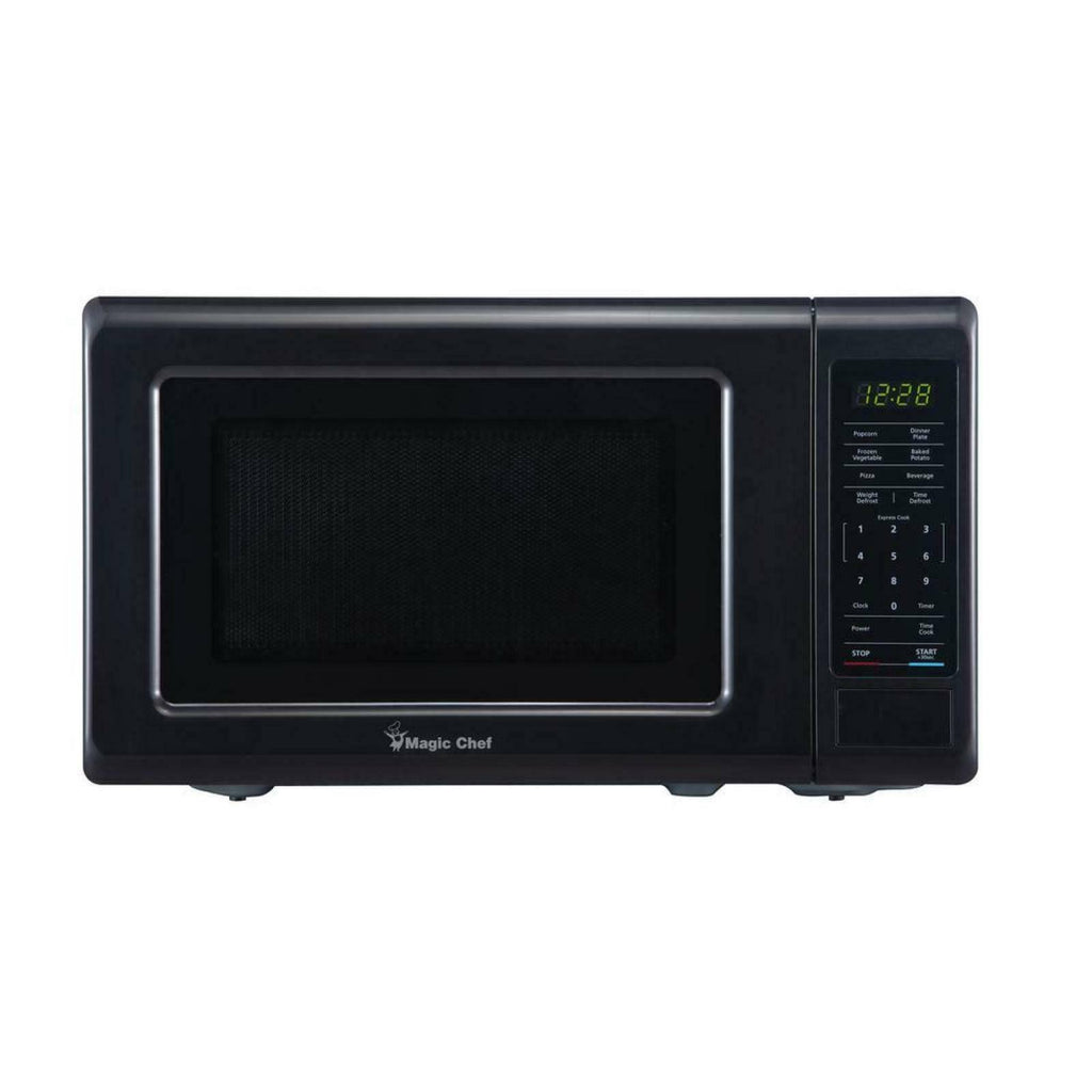 Magic Chef 0.7 Cu. ft. Countertop Microwave (Black with Gray Cavity)