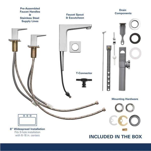 Grohe Veletto 4 in. Centerset 2-Handle High-Spout Bathroom Faucet in Starlight Chrome 20582000