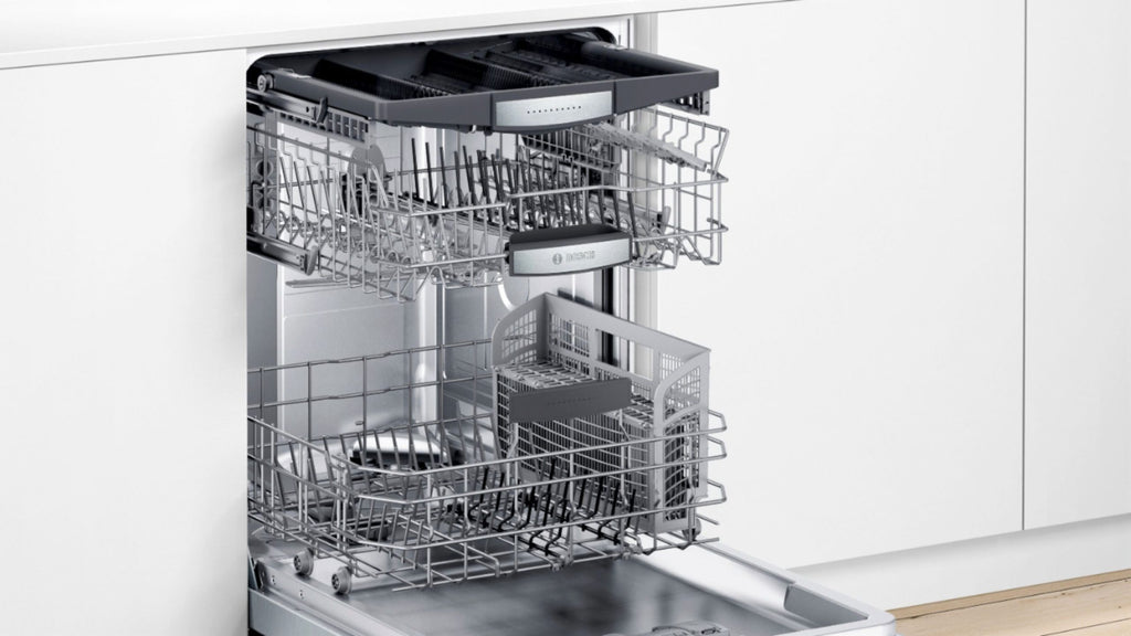 Bosch - 800 Series 24 Top Control Built-In Dishwasher with CrystalDry, Stainless Steel Tub, 3rd Rack, 42 dBa - Stainless steel