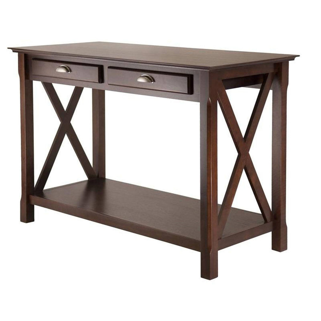 Xola Console Table with 2 Drawers - Cappuccino - Winsome