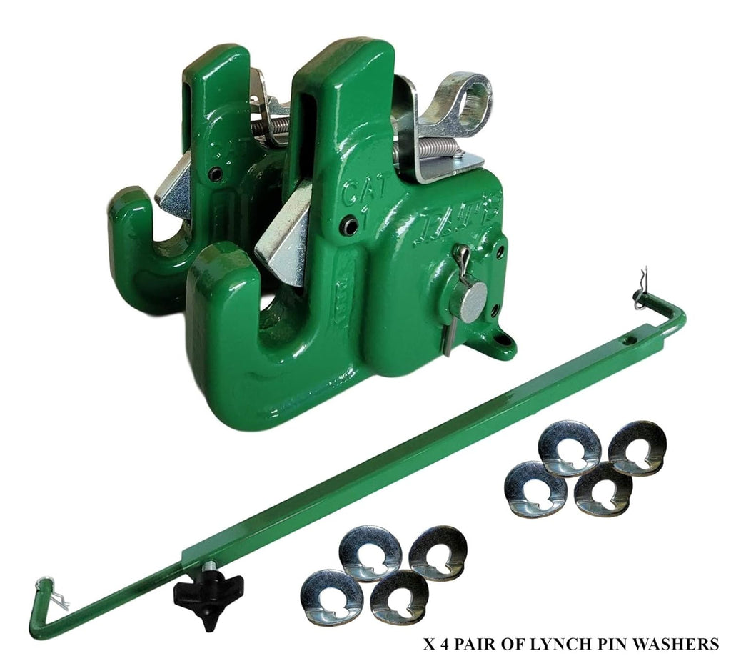 Pat's Easy Change with Stabilizer Bar - Best Quick Hitch System On The Market ?C Flexible, Durable and Affordable (RED CAT #1)