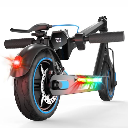 Electric Scooter for Adults, 19/25 Mph Max Speed, 21/25/35 Miles Range,350/500/600W APP Control E-Scooter with 8.5/10 Inflatable tire, Foldable Escooter with App Control, UL 2272 Certified