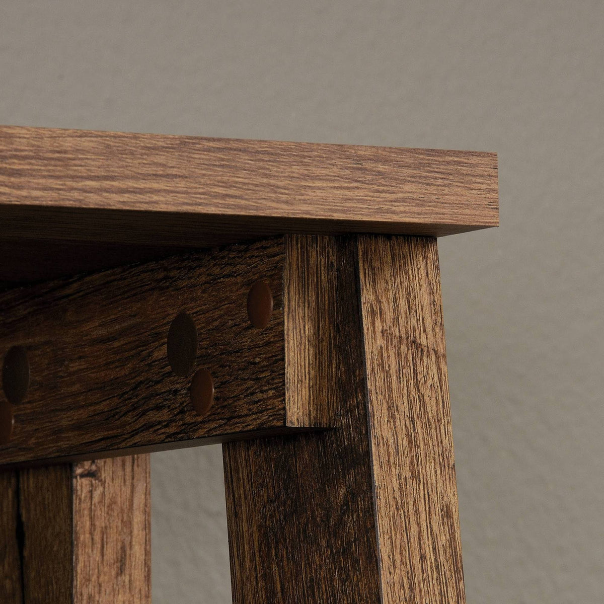Sauder Trestle 5-Shelf Bookcase - Vintage Oak