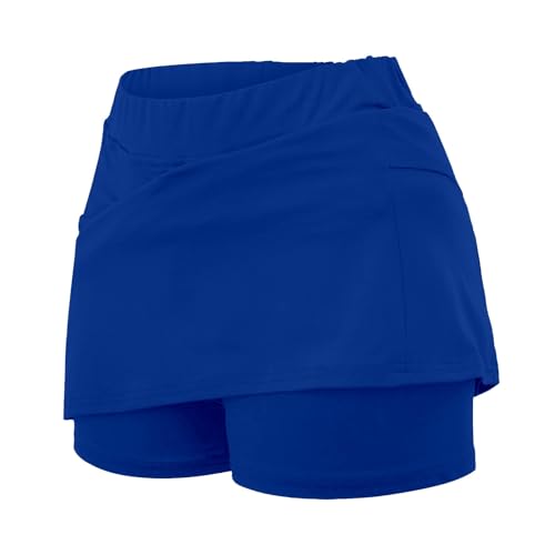 Womens Golf Skirt High Waisted Tennis Skorts for Women with Pockets Skirt with Shorts Tummy Control Plus Size Skort