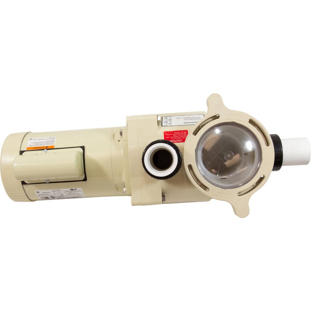 Pentair 340038 Stainless Steel SuperFlo Single Speed 115/230V 1HP Pool Pump