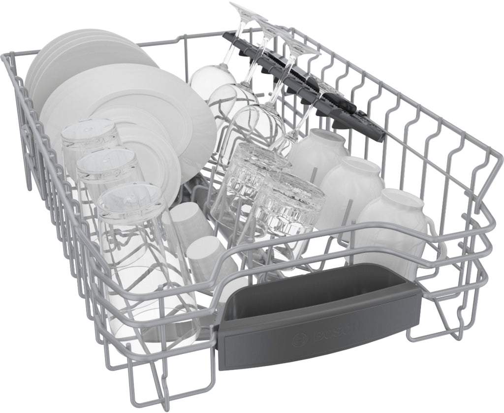 Bosch - 800 Series 18 Top Control Smart Built-In Dishwasher with 3rd Rack and 44 dBA - Custom Panel Ready
