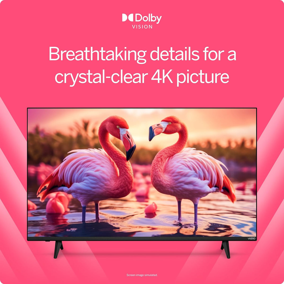 VIZIO 50??? 4K Resolution HDR Smart TV, Dolby Vision HDR/HDR10+, WiFi 6 ?C (Renewed)