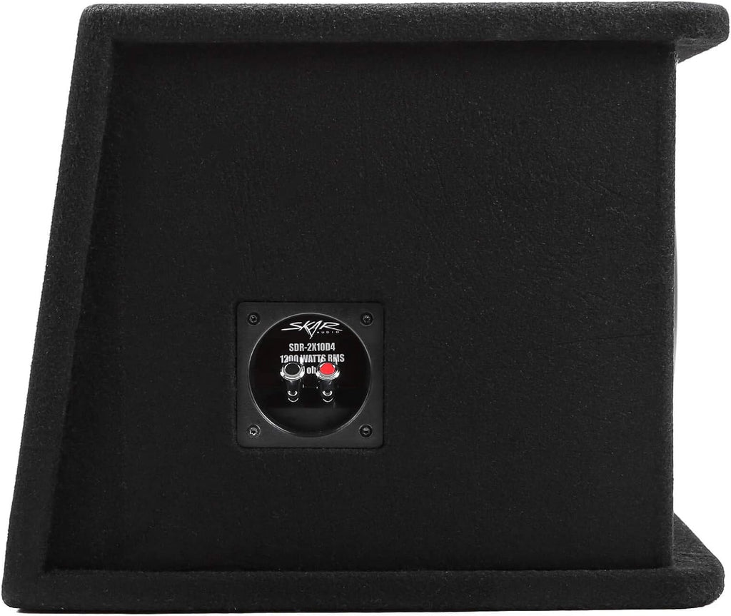 Skar Audio Dual 12 Complete 2,400 Watt SDR Series Subwoofer Bass Package - Includes Loaded Enclosure with Amplifier