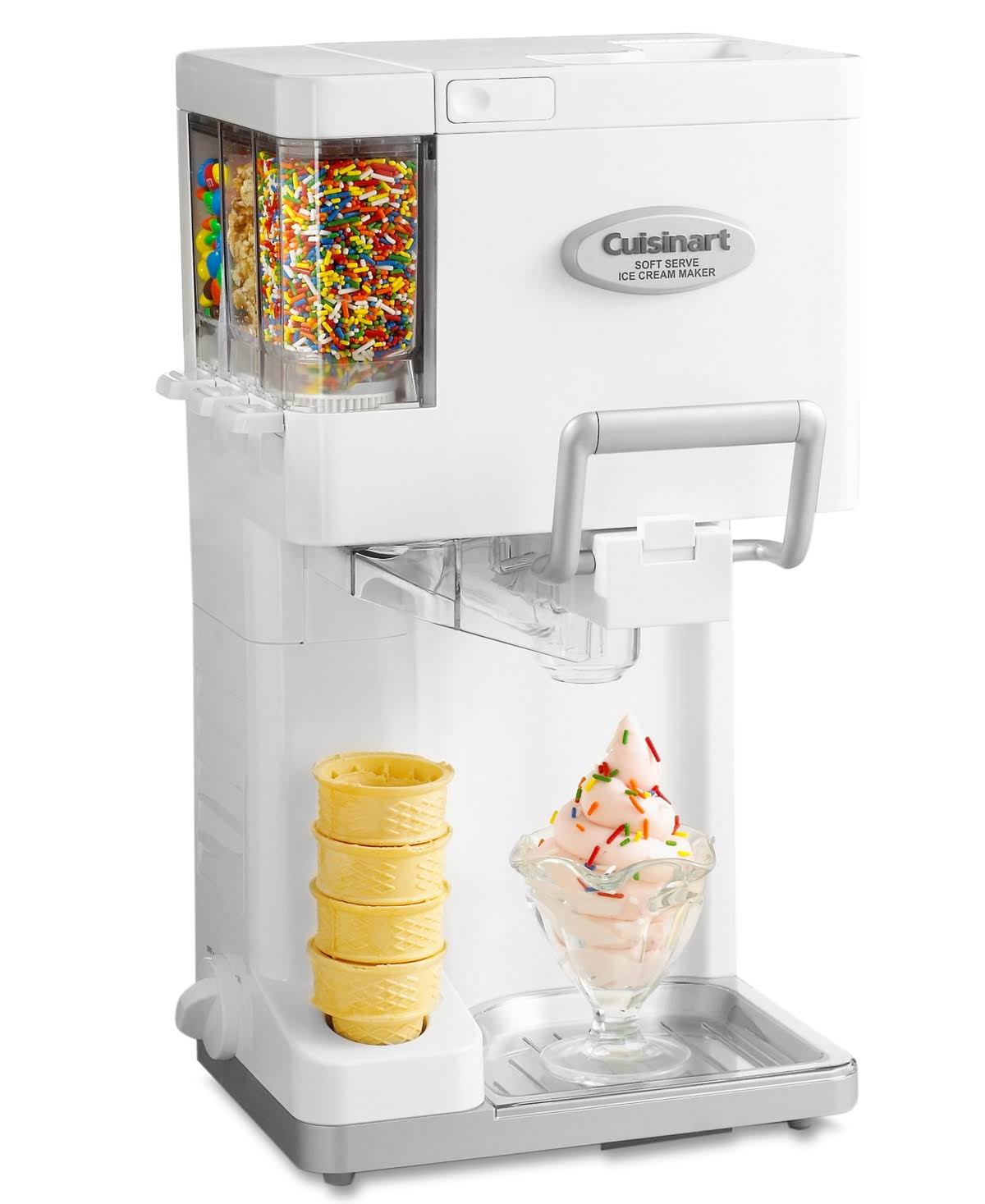 Cuisinart Mix It In Soft Serve Ice Cream Maker, White