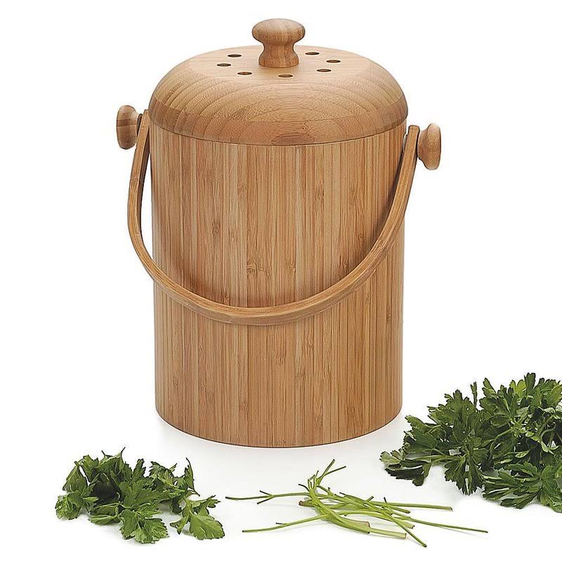Rsvp Bamboo Compost Pail