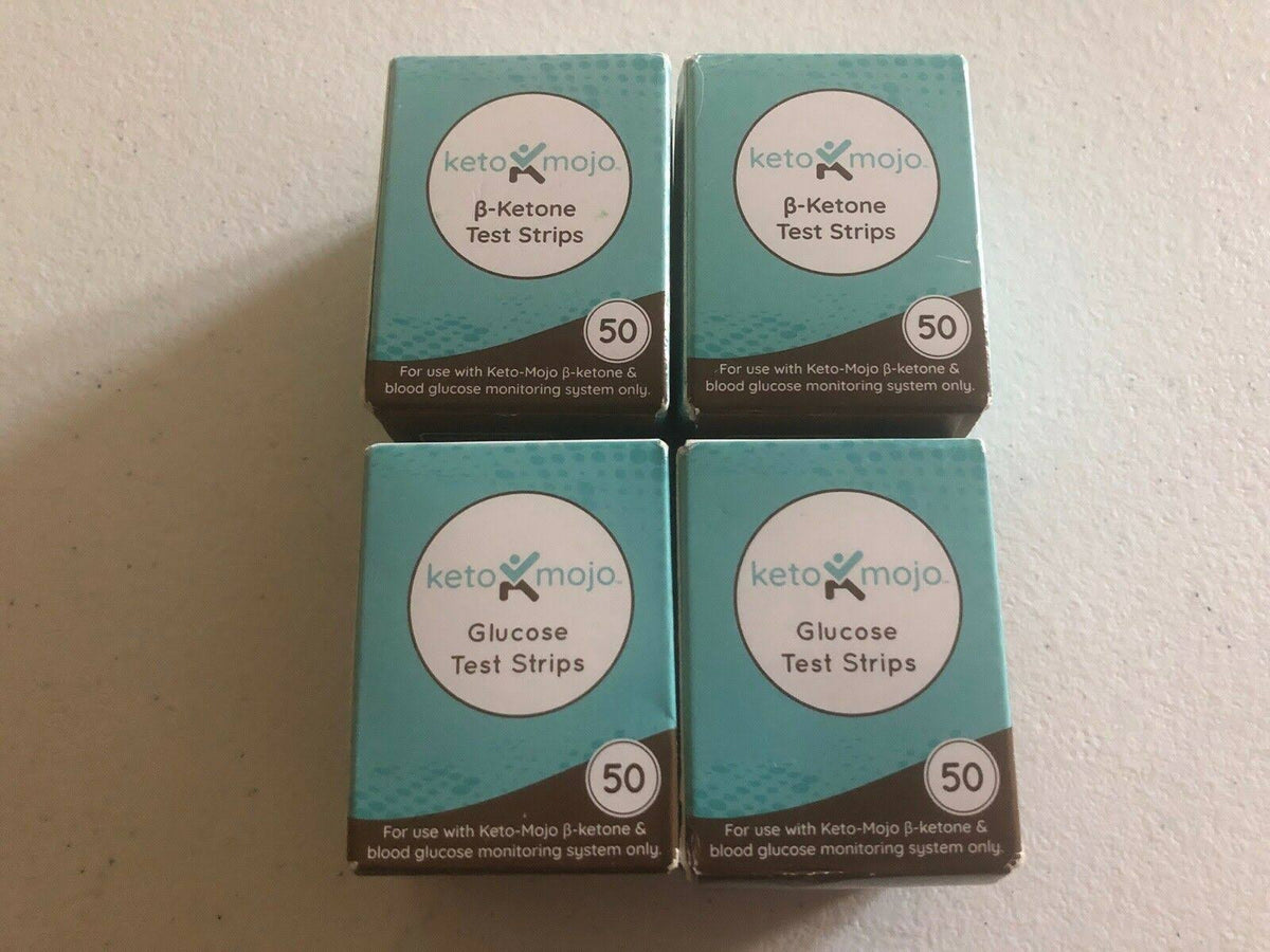 Keto-mojo GK+ Combo Test Strips (60 Glucose u0026 ketone) - Official Company Listing