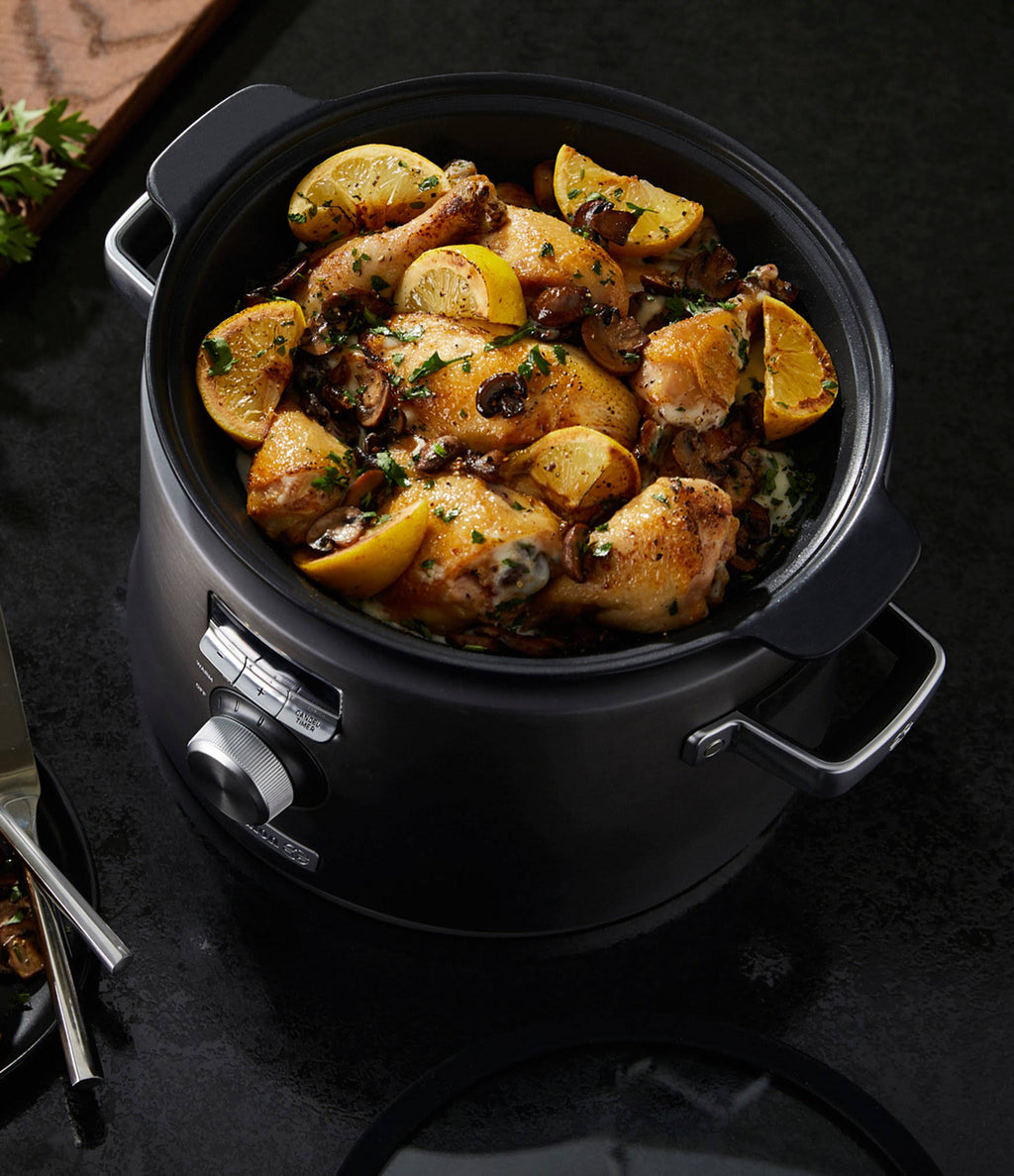Calphalon Digital Saut Slow Cooker Dark Stainless Steel