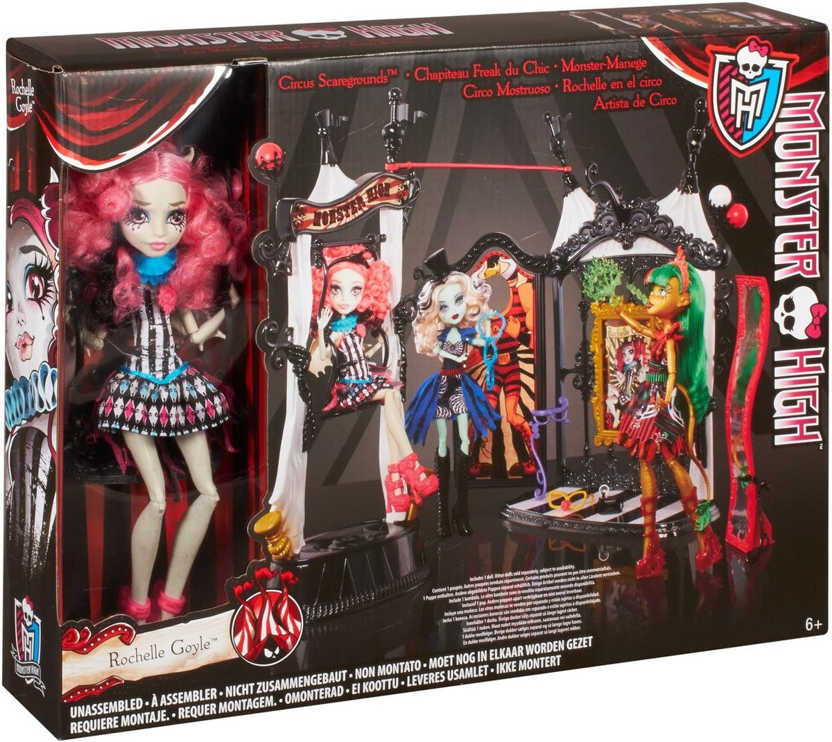 Monster High Freak du Chic Funhouse and Rochelle Goyle Doll Playset