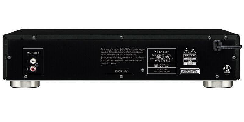 Pioneer Pd-10ae CD Player - Black