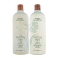 Aveda Mint Purifying Shampoo and Weightless Conditioner Duo LITER, Rosemary
