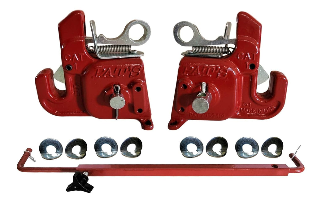 Pat's Easy Change with Stabilizer Bar - Best Quick Hitch System On The Market ?C Flexible, Durable and Affordable (RED CAT #1)