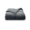 The Big One Plush Reversible Comforter, Dark Grey, Full/Queen