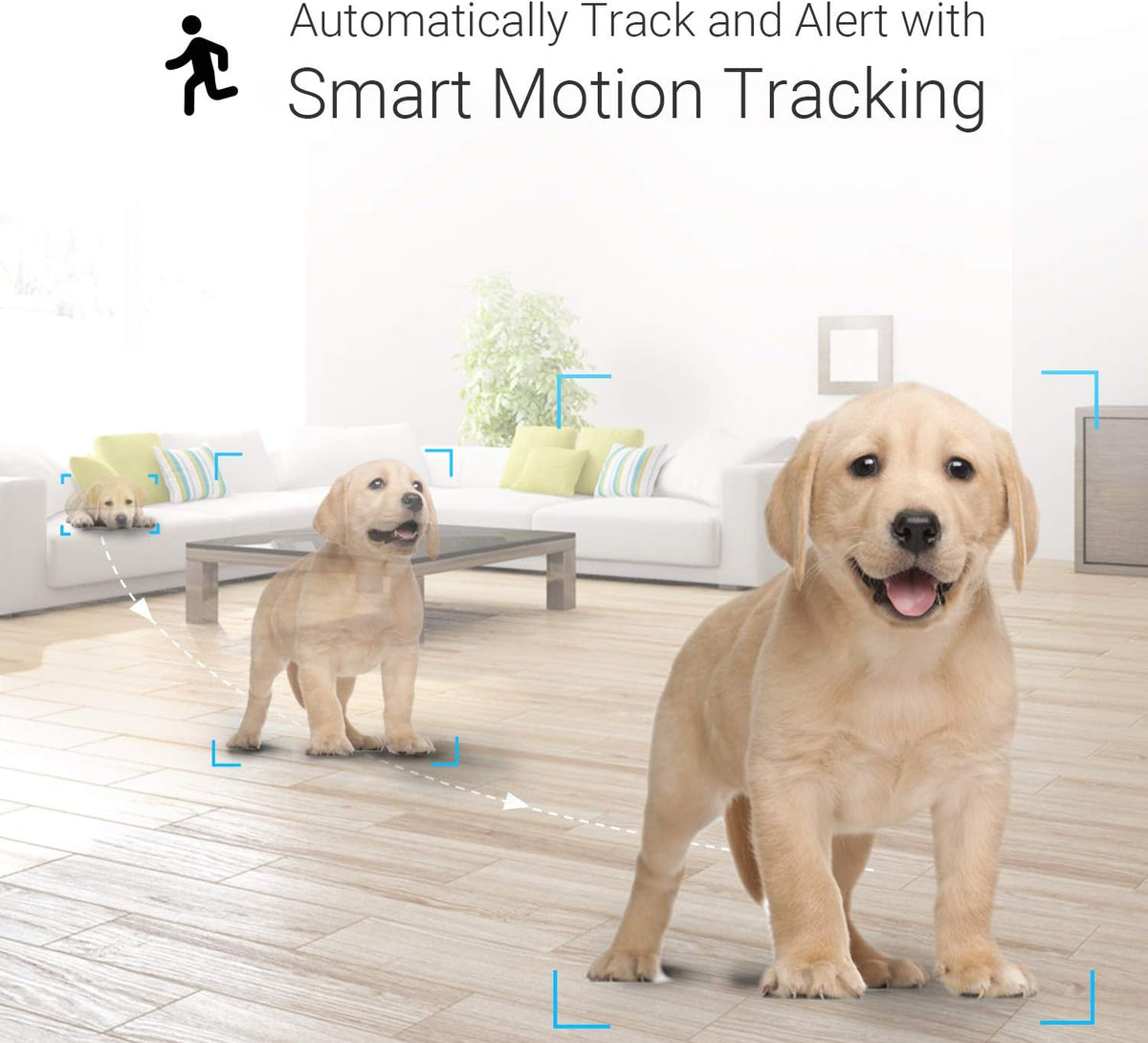EZVIZ C6CN 1080p Indoor Pan/Tilt WiFi Security Camera, 360?? Coverage, Auto Motion Tracking, Two-Way Audio, Clear 30ft Night Vision, Supports MicroSD Card up to 256GB (Sold Seperately), 2.4GHz WiFi