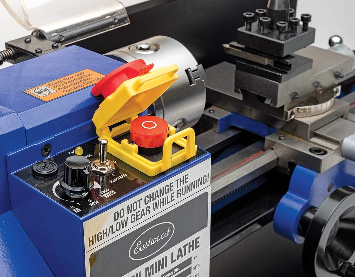 Eastwood Benchtop Mini Metal Variable Speed Lathe 7 x 12 Drilling Machine