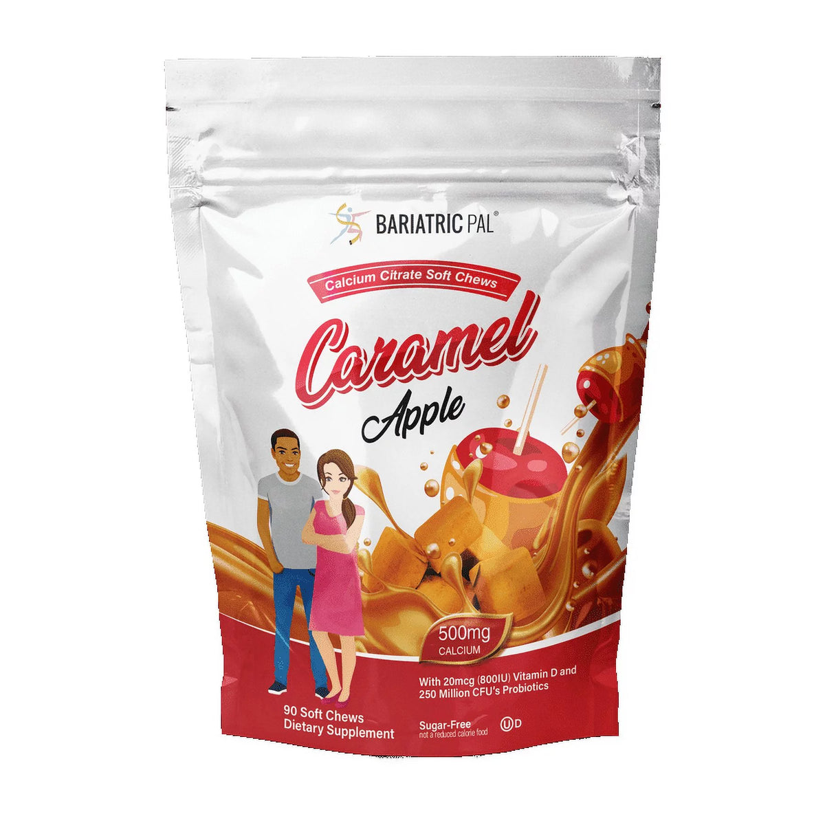 Duodenal Switch Vitamin Pack - Chewables Size: 3-Month Supply, BariatricPal Multivitamin ONE: Orange Citrus Chewable - Iron Free, BariatricPal Calcium Citrate Soft Chews: Caramel Apple