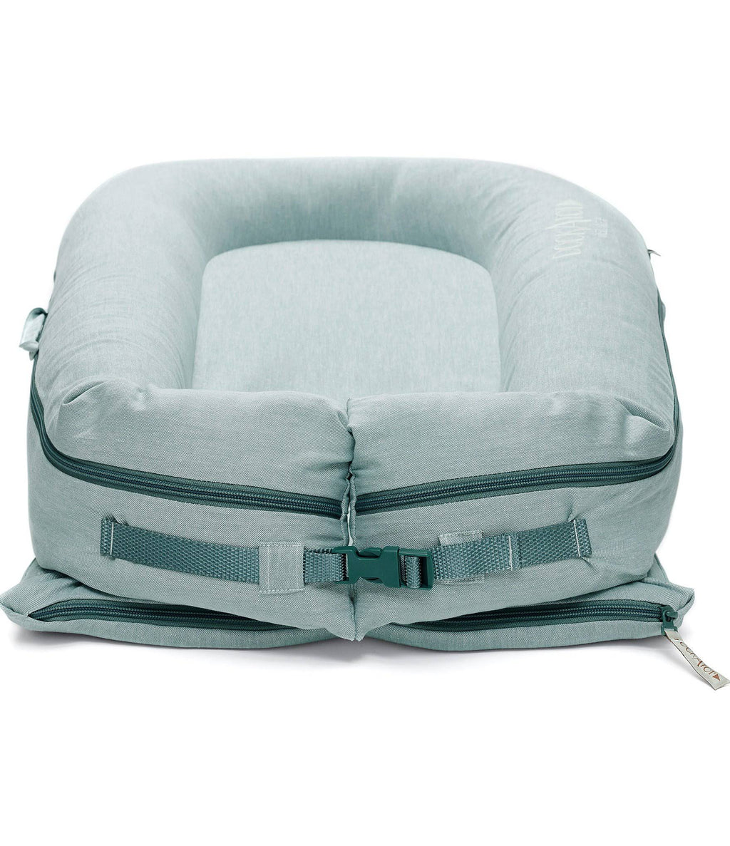DockATot Deluxe+ Dock - Marine Chambray