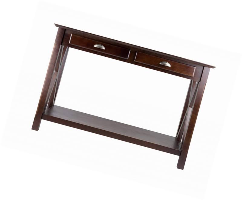 Xola Console Table with 2 Drawers - Cappuccino - Winsome