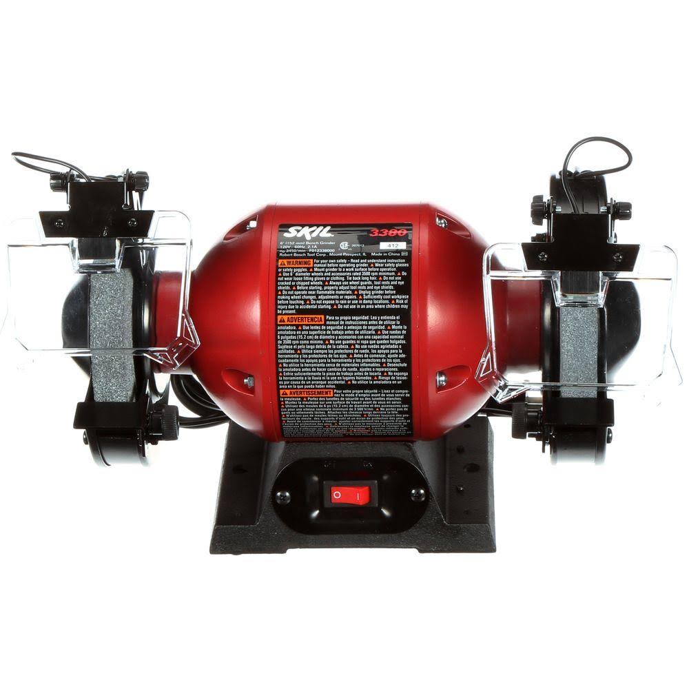 Skil 3380-01 6 In. Bench Grinder with Light
