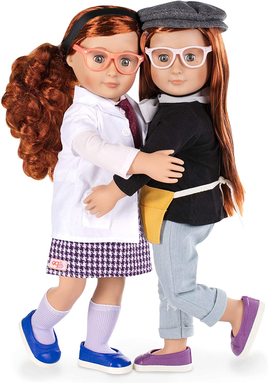 Our Generation Doll by Battat- Sia 18 Deluxe Posable Twin Science Fashion Doll with Book & Accessories- for Age 3 Years & Up