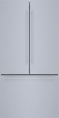 Bosch - 800 Series 21 Cu. Ft. French Door Counter-Depth Smart Refrigerator - Stainless steel