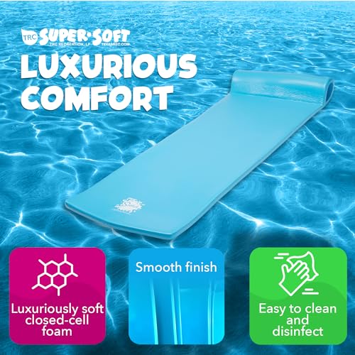 TRC Recreation Foam Swimming Pool Float, Floating Water Lounger, Splash 1.25??