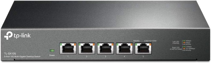 TP-Link TL-SG108-M2 | 8 Port Multi-Gigabit Unmanaged Network Switch, Ethernet Splitter | 2.5G Bandwidth | Plug & Play | Desktop/Wall-Mount | Fanless Metal Design | Limited Lifetime Protection