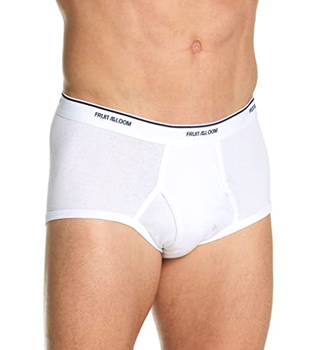 Fruit of the Loom Big Mens White Briefs 9 Pack
