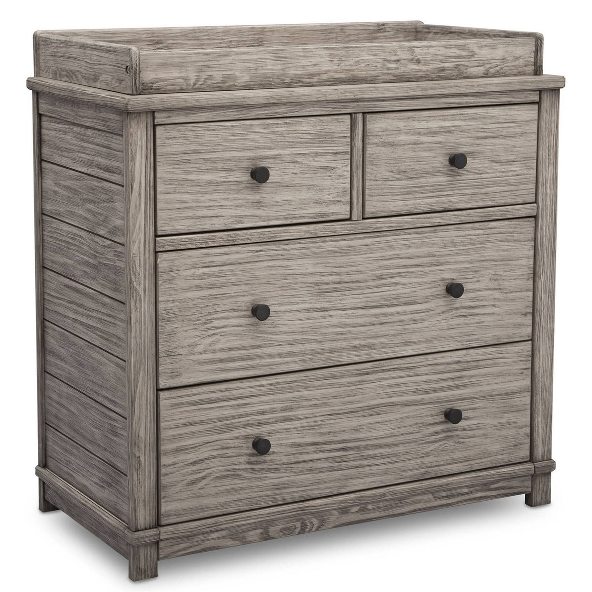Simmons Kid&s Monterey 4 Drawer Dresser with Change Top - Rustic White