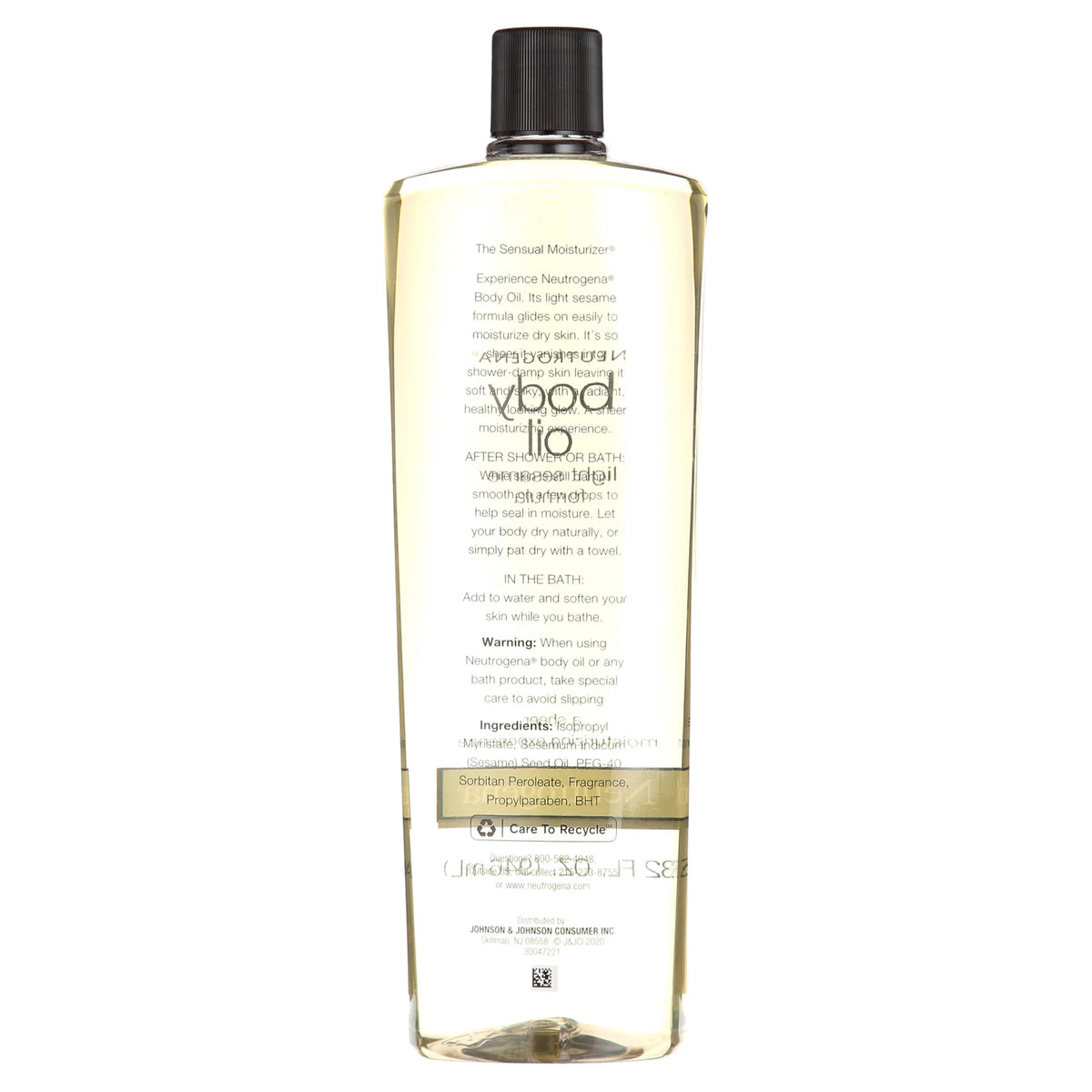 Neutrogena Body Oil, Light Sesame Formula (32 Fluid Ounce)