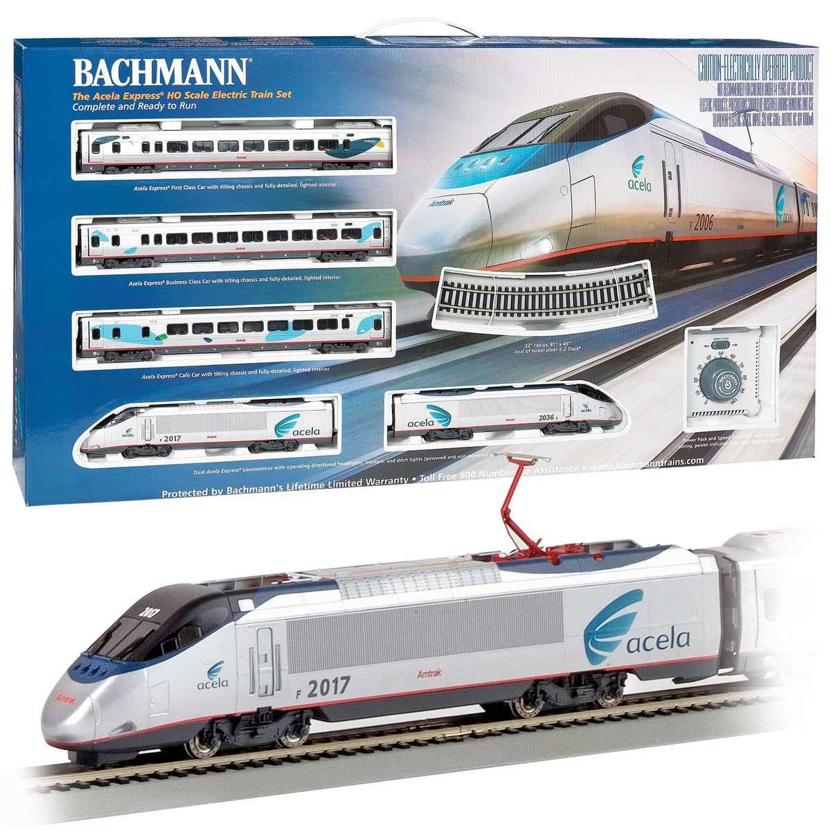 Acela Train Set - DCC - Amtrak - HO Scale | Bachmann Industries