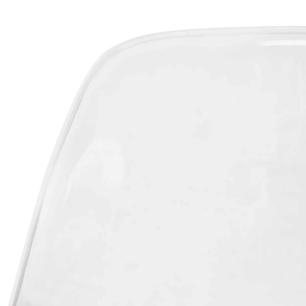 Dover Molded Side Chair with Acrylic Base, Set of 4 - Clear