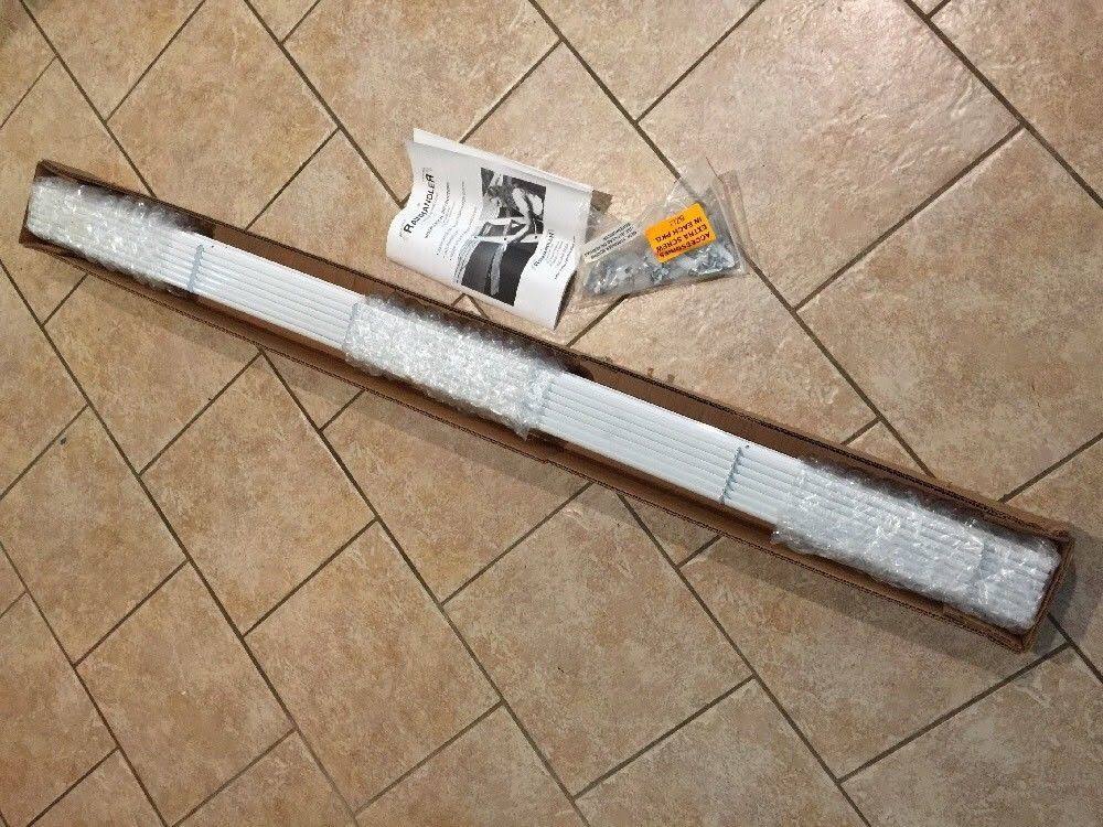 Rainhandler Gutter Replacement 3X 5 ft. Self Cleaning Aluminum White